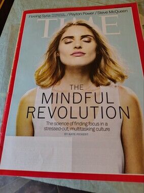 Vintage Time Magazine February 3, 2014 "The Mindful Revolution", Steve McQueen